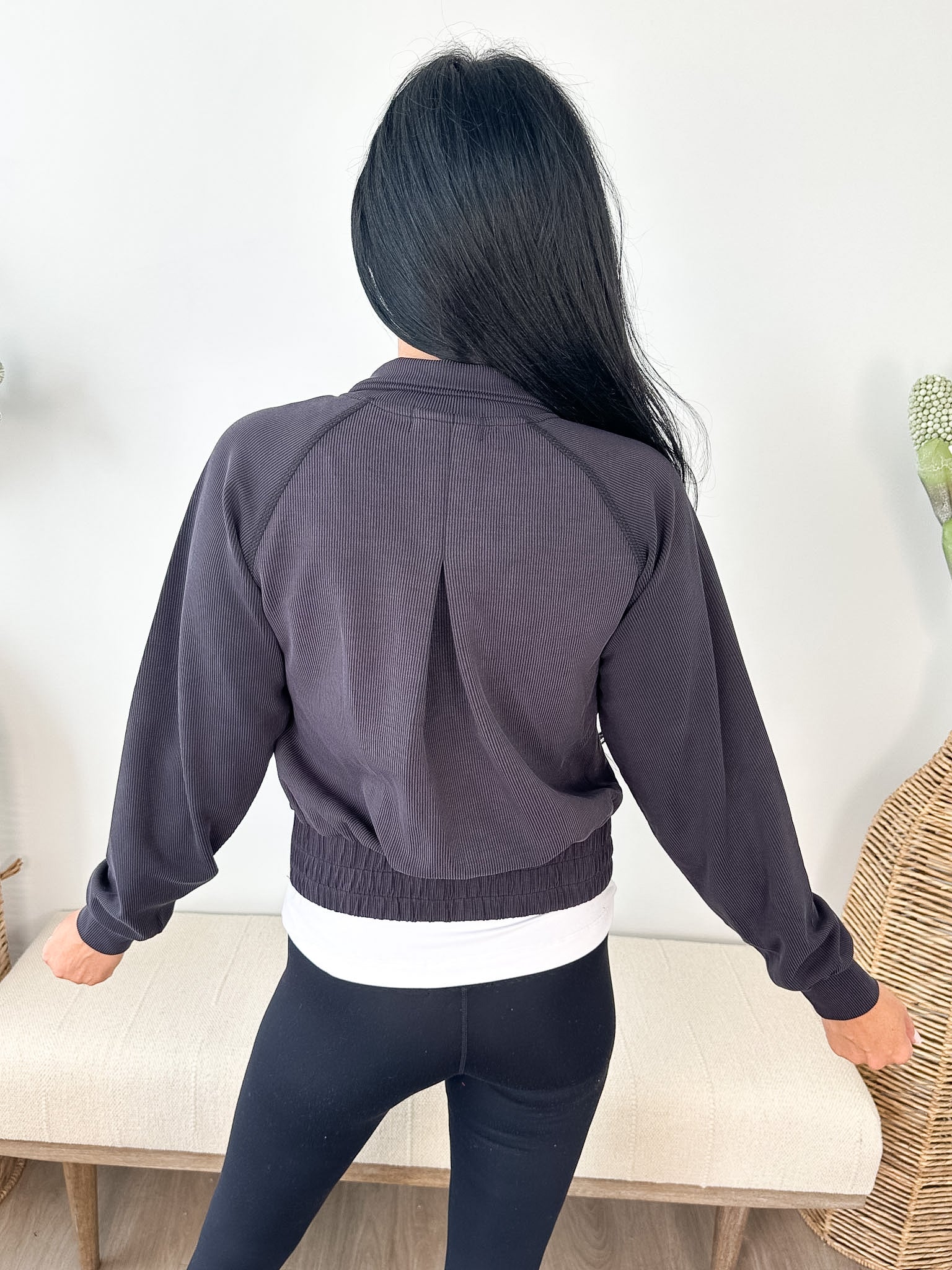 Luxe Ribbed Jacket - The Nines