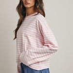 Pink Striped Top - The Nines
