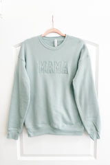 Mama Embroidered Sweatshirts - 3 Colors!