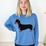 Dachshund Dog Knit Sweater - The Nines