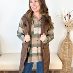 Long Puffer Vest - 4 colors! - The Nines