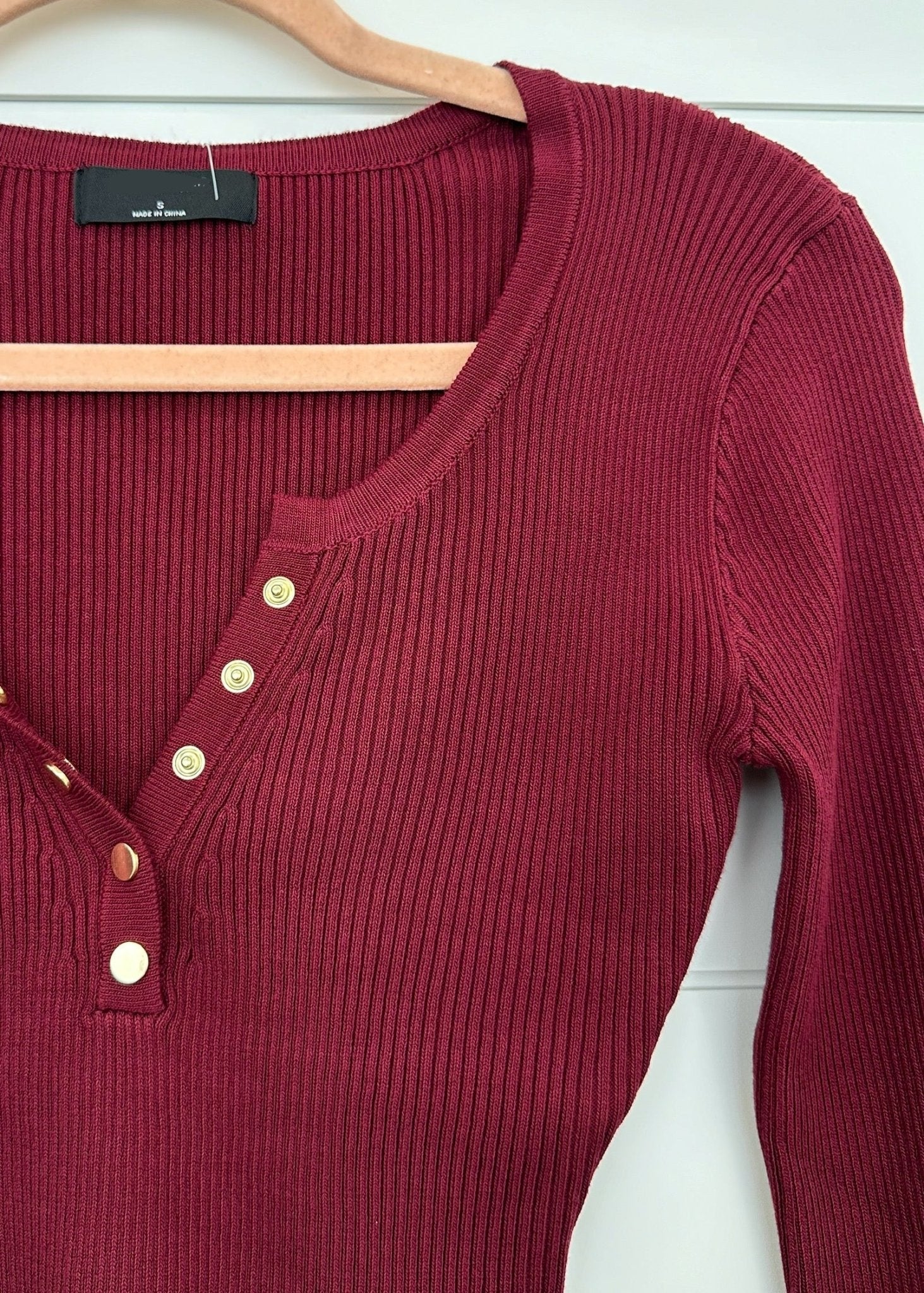 Jasmine Baby Ribbed Fitted Top - 7 Colors! - The Nines