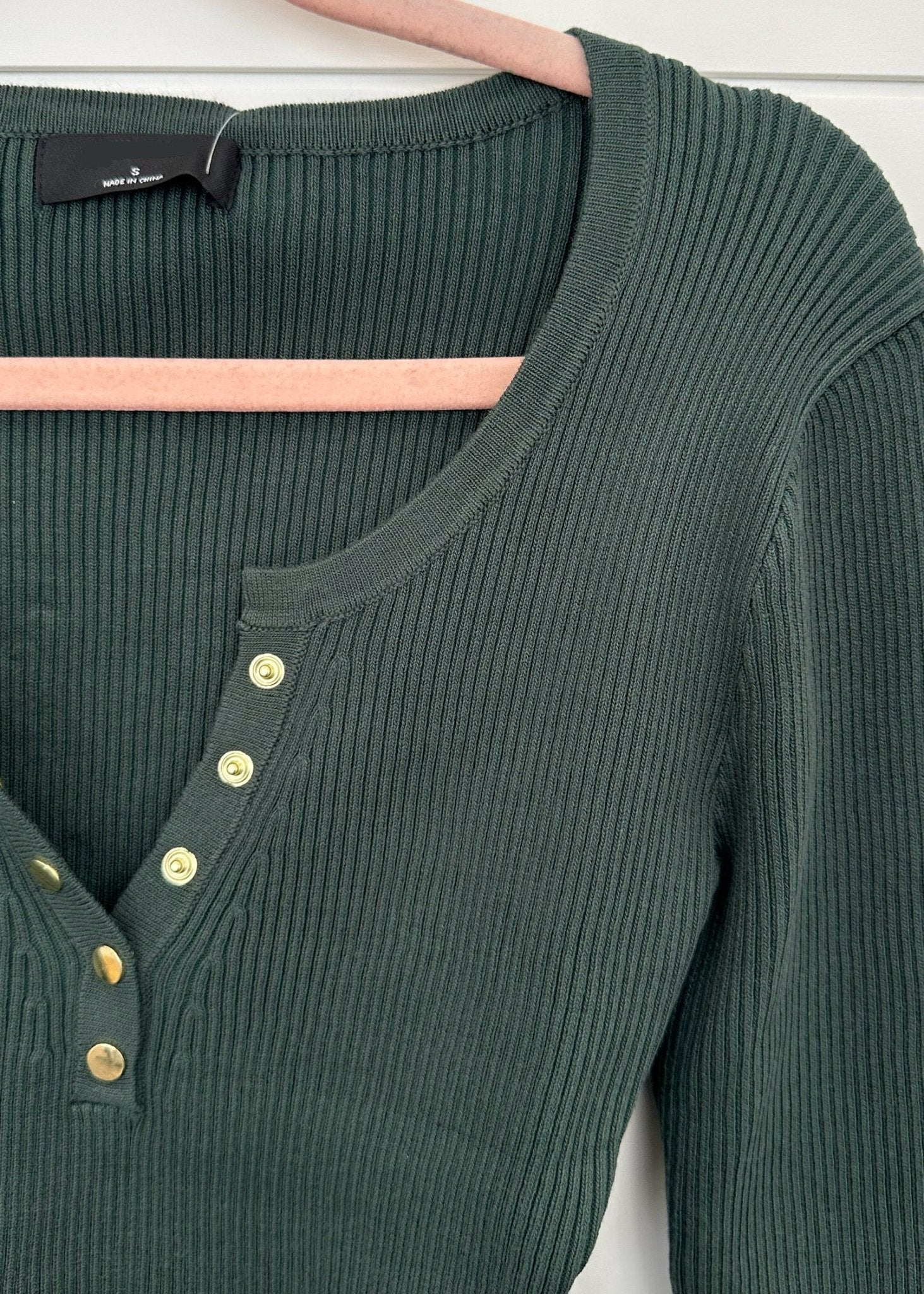 Jasmine Baby Ribbed Fitted Top - 7 Colors! - The Nines