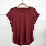 Lux Bamboo Tee - Poppy