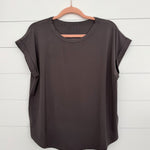 Lux Bamboo Tee - Charcoal