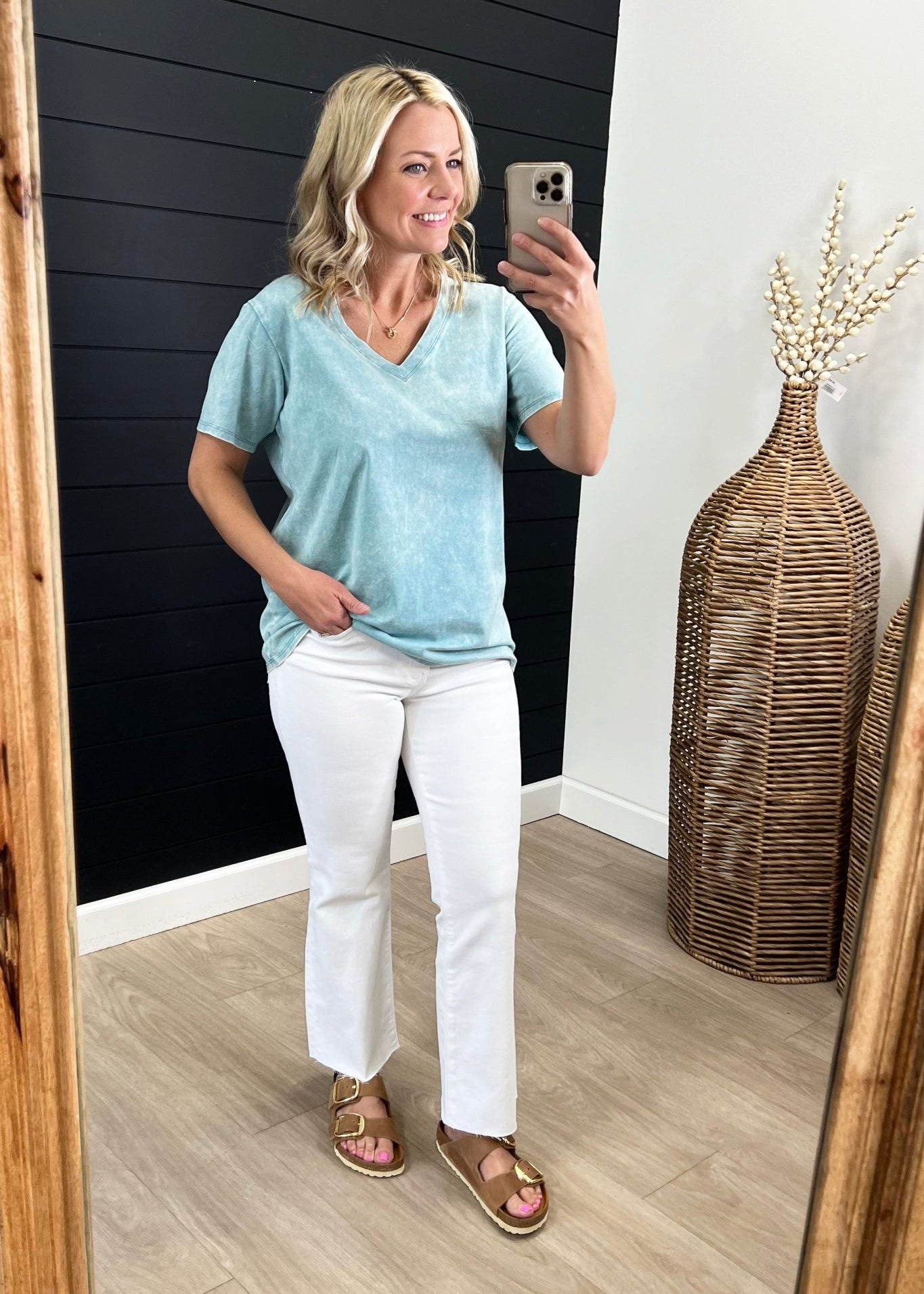 Mineral V - Neck Tees - 2 colors! - FINAL SALE! - The Nines