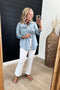 Chambray Button Down Tops - 2 Colors!