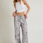 Gray Tree Print Pants - The Nines