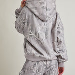 Gray Tree Print Hoodie - The Nines