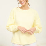 Exposed Seam Long Sleeve Tops - 3 Colors! - The Nines