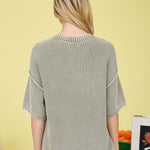 Shania Short Sleeve Sweaters - 2 Colors! - The Nines
