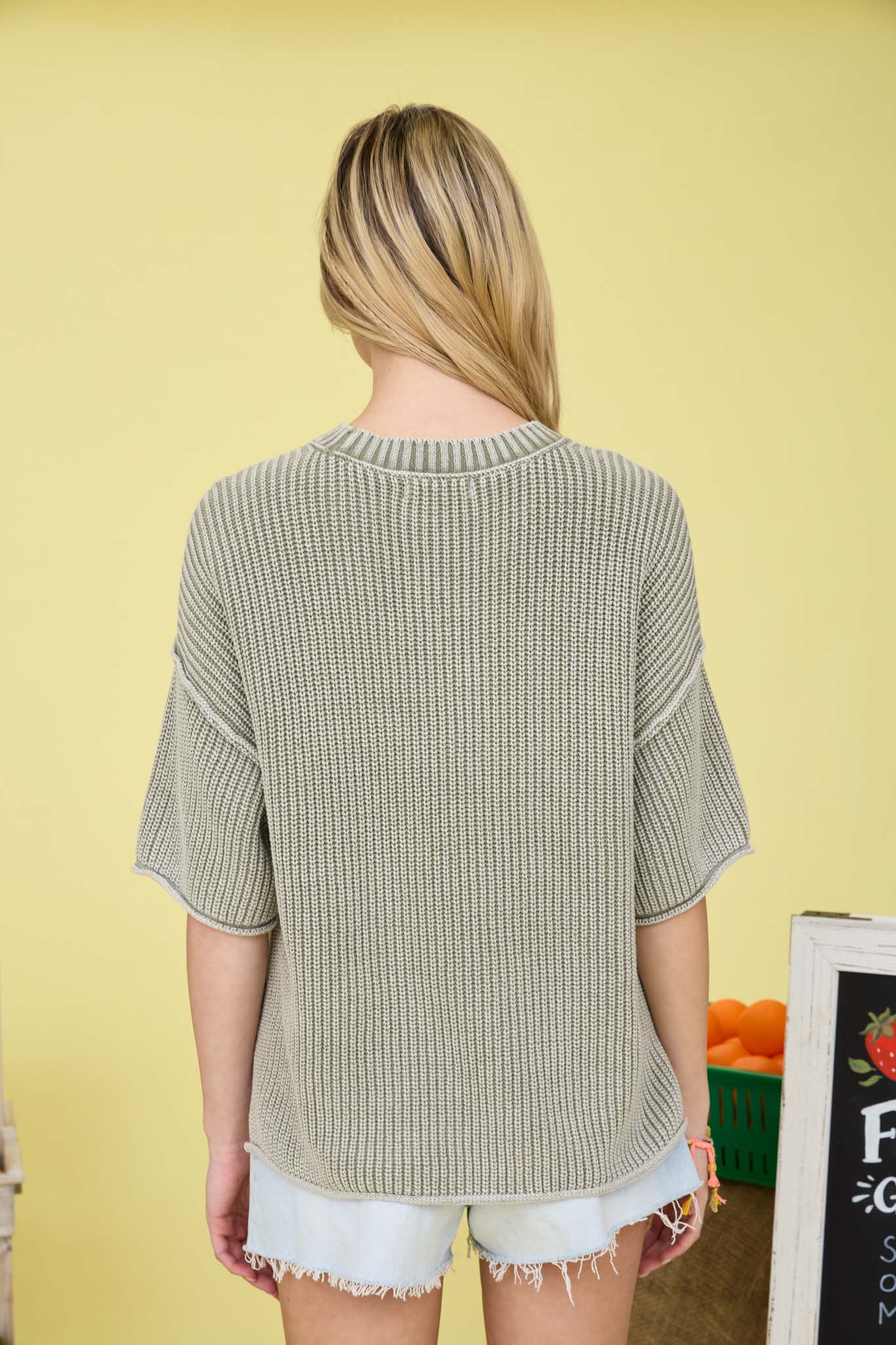 Shania Short Sleeve Sweaters - 2 Colors! - The Nines