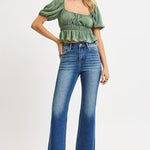 J21 Eleven By Risen Crop Straight Jean - The Nines