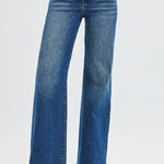 J21 Eleven By Risen High Rise Wide Leg Jean with Double Waistband - The Nines