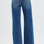 J21 Eleven By Risen High Rise Wide Leg Jean with Double Waistband - The Nines