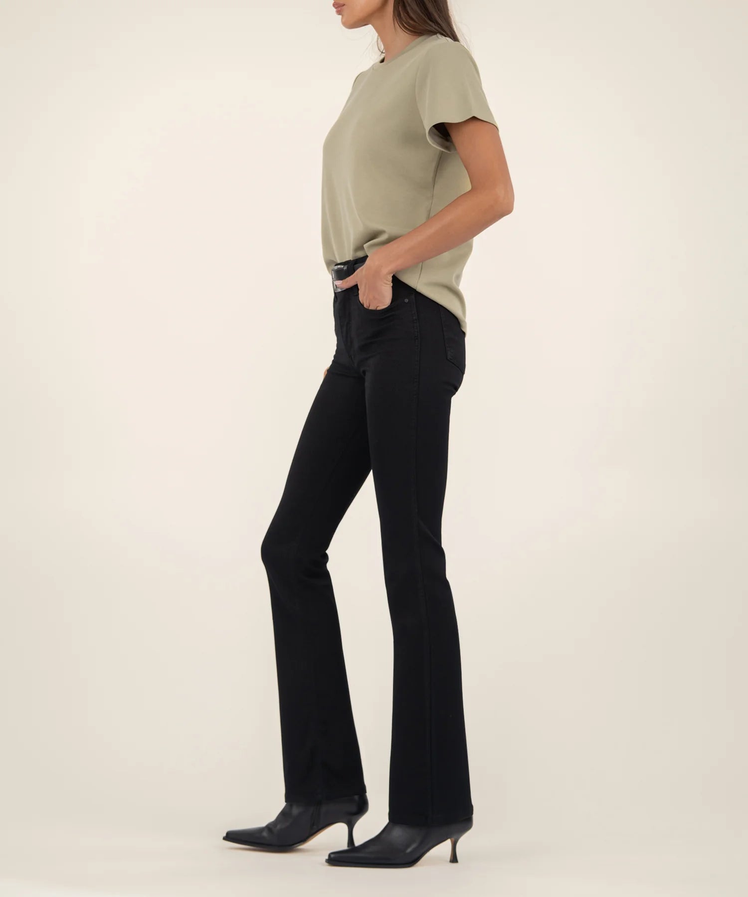 Kut From The Kloth High Rise Natalie Fab Ab Bootcut Jean - The Nines