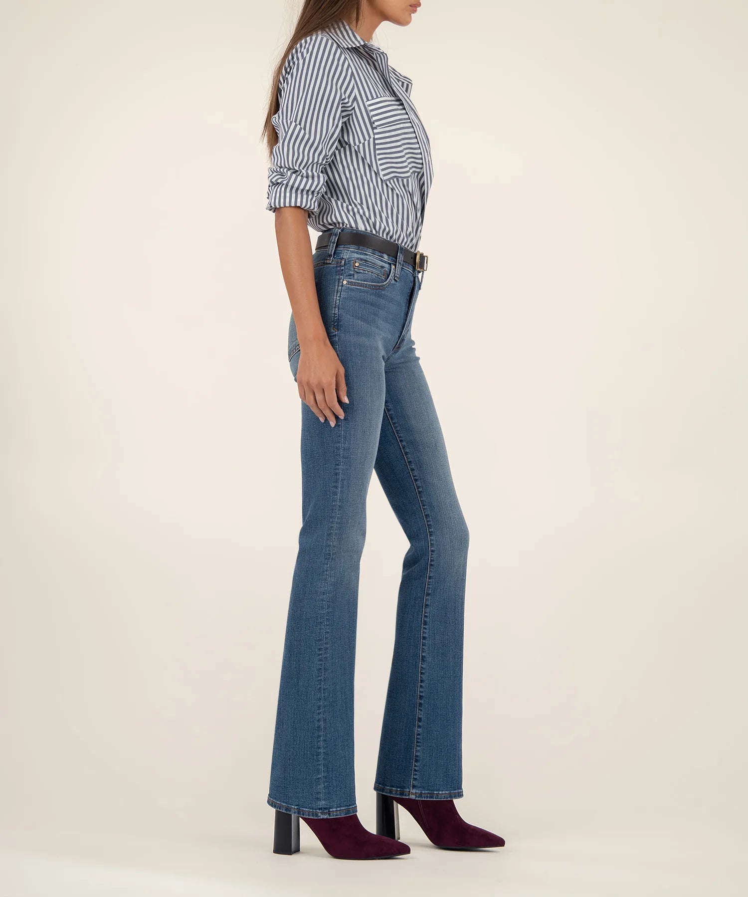 Kut From The Kloth High Rise Natalie Fab Ab Bootcut Jean - The Nines