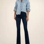 Kut From The Kloth Mid Rise Natalie Flare Bootcut Jean - FINAL SALE! - The Nines