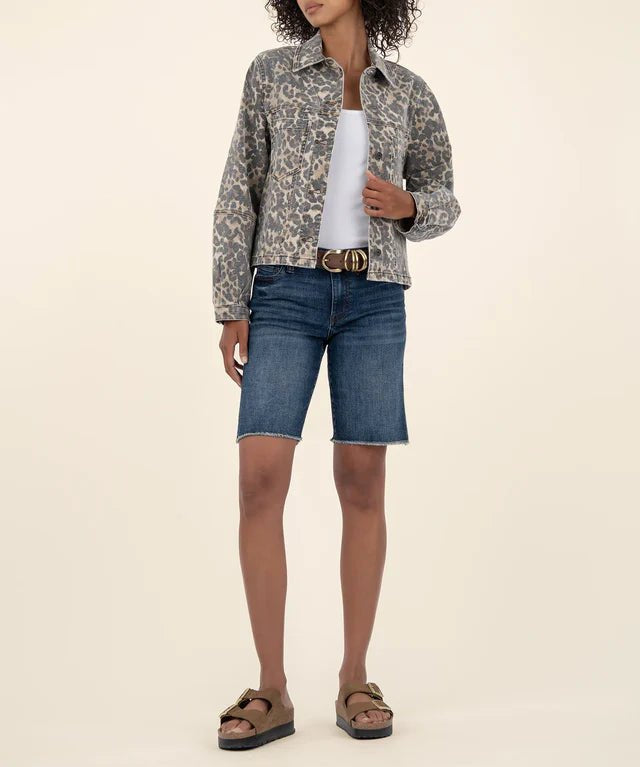 Tan & Brown Animal Print Kut From The Kloth Jacket - The Nines