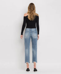 Lovervet Mid Rise Crop Straight