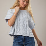 Spring Relaxed Sweater Top - 2 Colors! - The Nines
