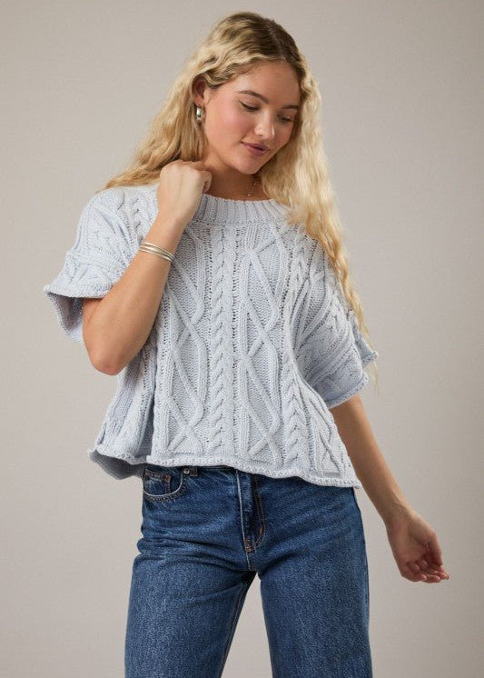 Spring Relaxed Sweater Top - 2 Colors! - The Nines