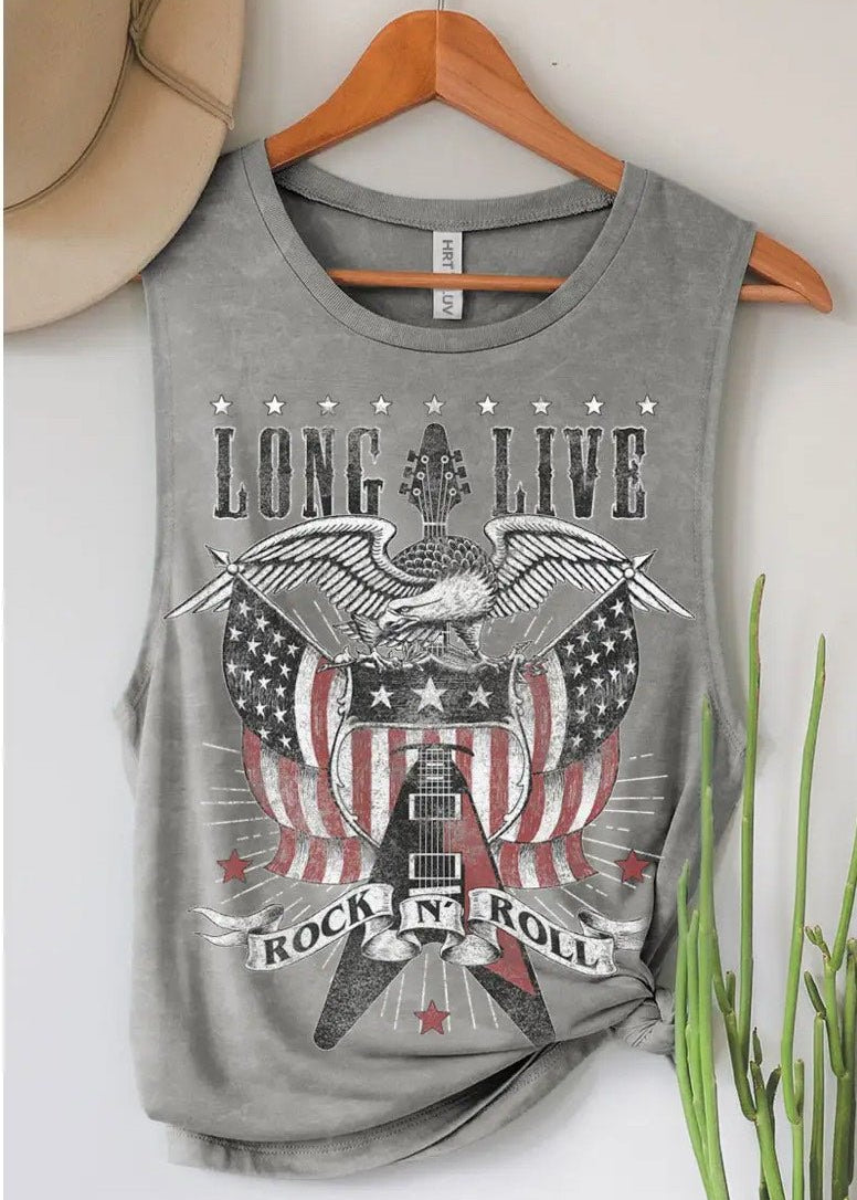 Long Live Rock N Roll Tank Top - The Nines