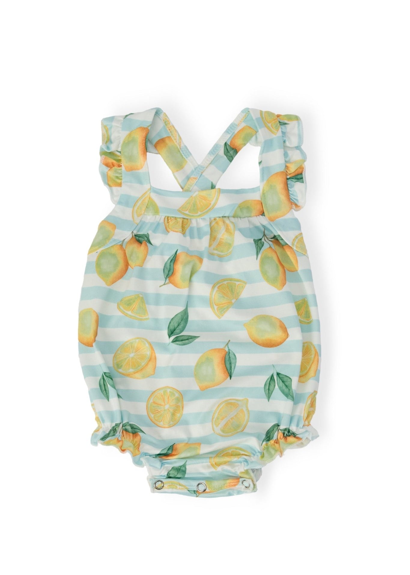 Lovely Lemons Cross Back Romper - The Nines