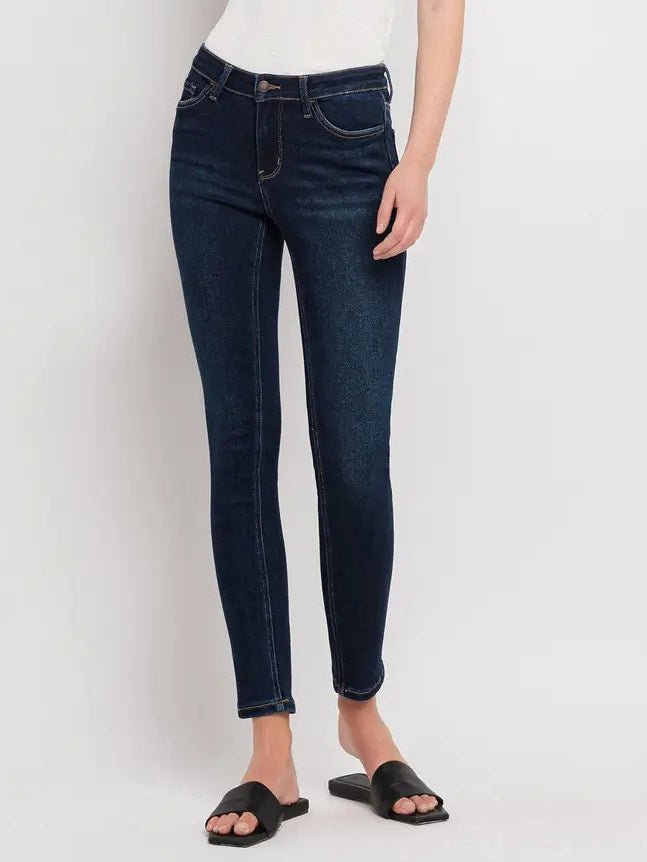 Lovervet Midrise Ankle Skinny Jeans - The Nines