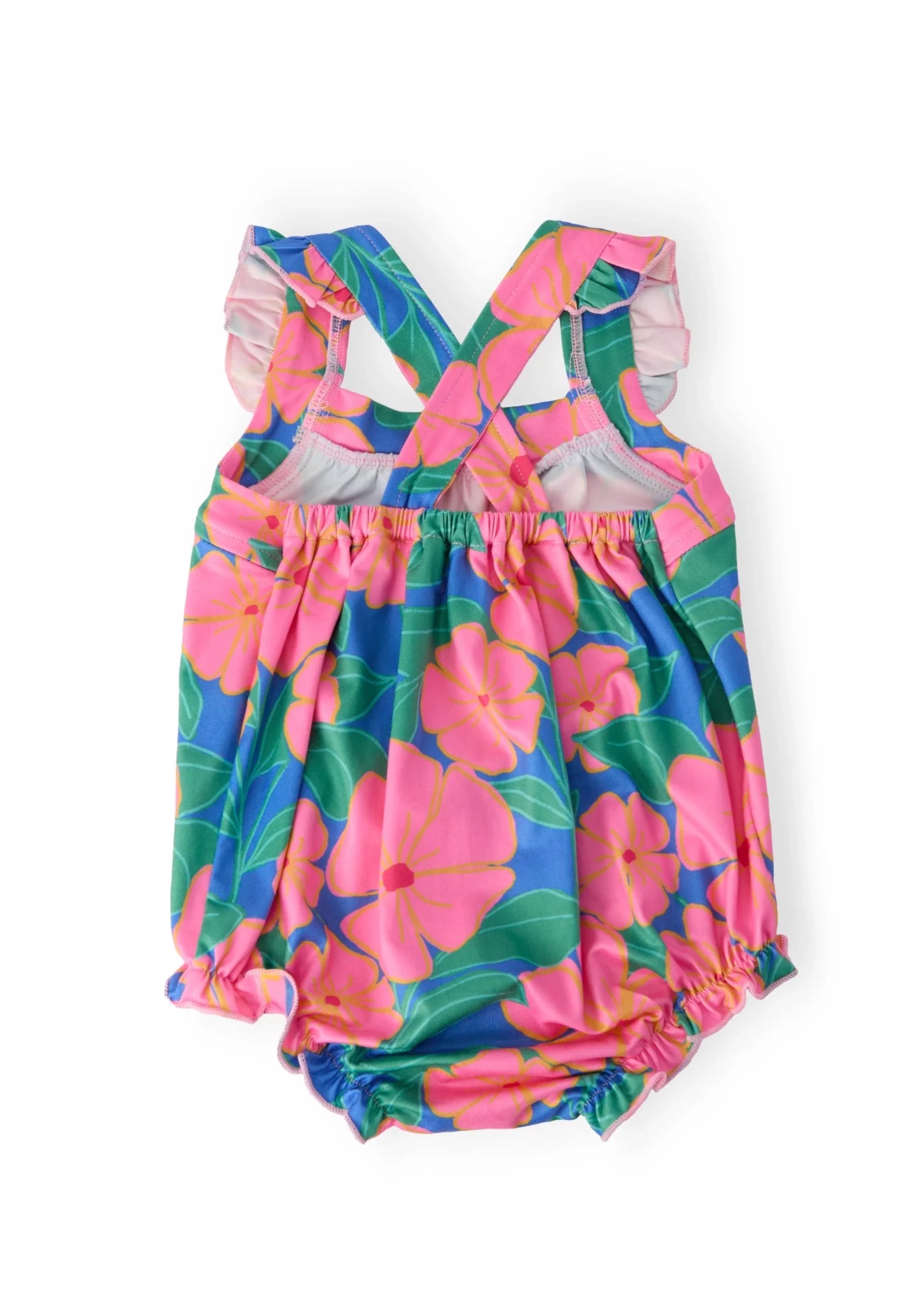 Luau Floral Cross Back Romper - The Nines