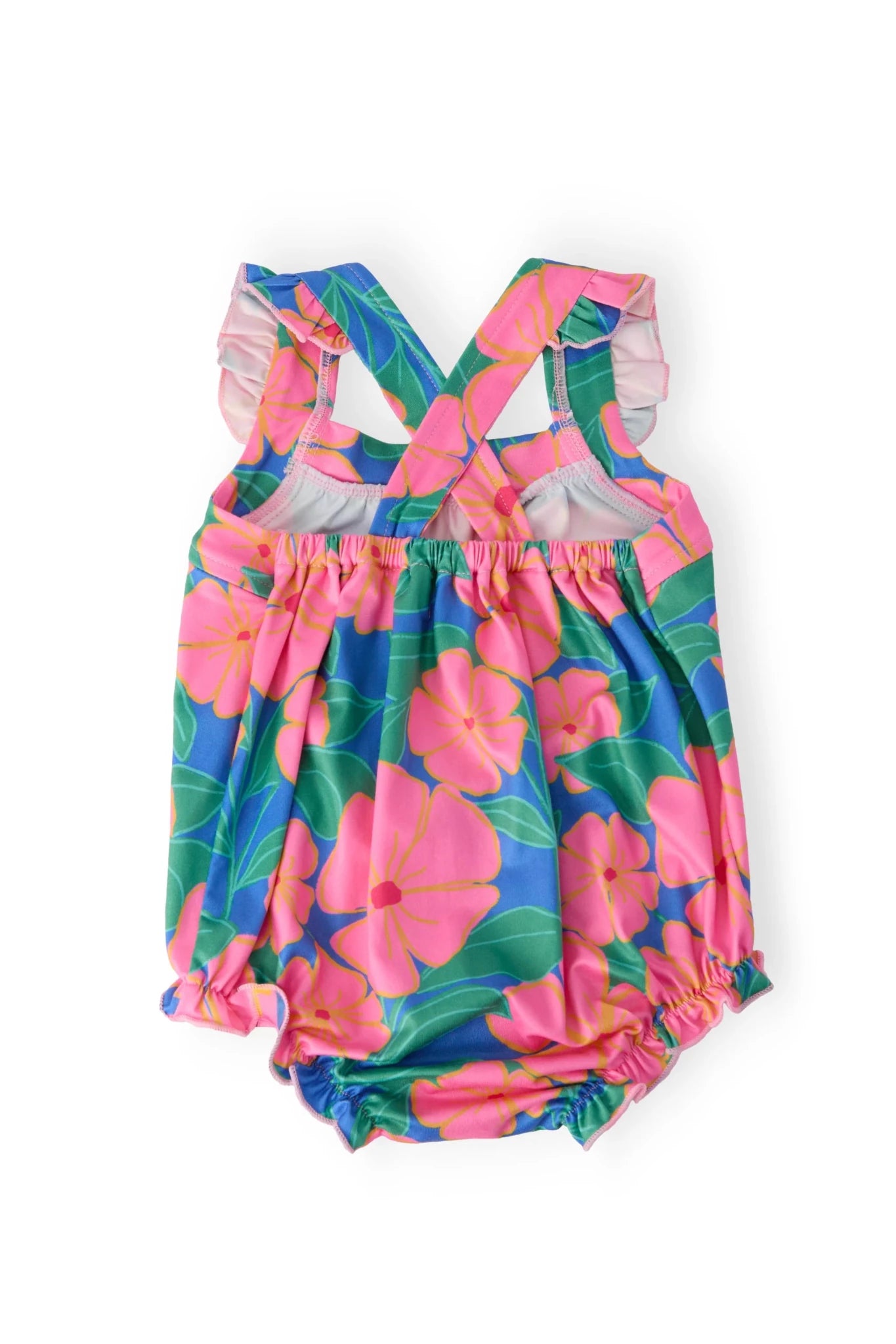 Luau Floral Cross Back Romper - The Nines