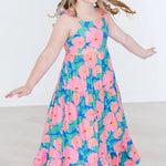 Luau Floral Ruffle Maxi Buttery Soft Dress - The Nines