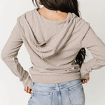 Ampersand Performance Fleece Full Zip - Silver Sands - The Nines