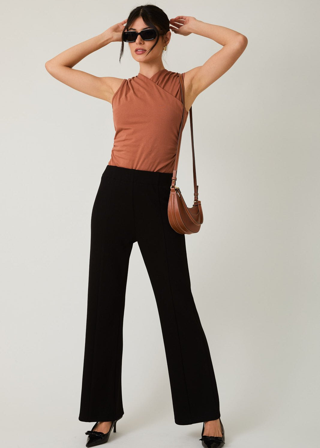 Scuba Wide Leg Dress Pant - 2 Colors! - The Nines