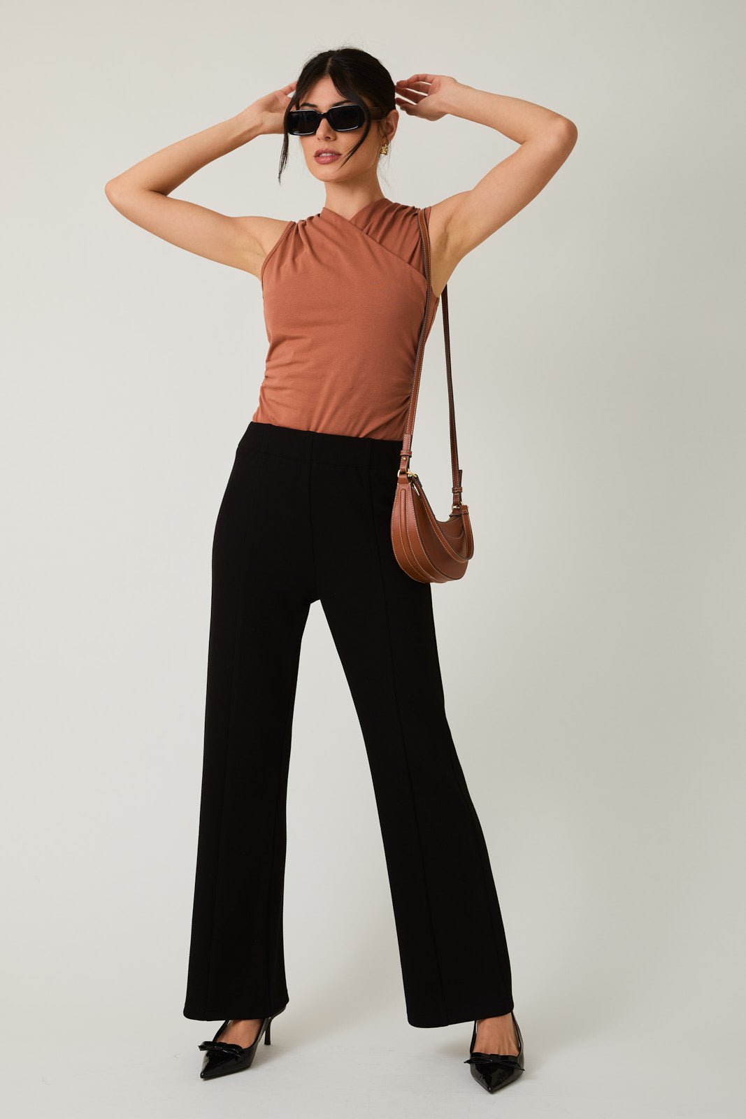 Scuba Wide Leg Dress Pant - 2 Colors! - The Nines