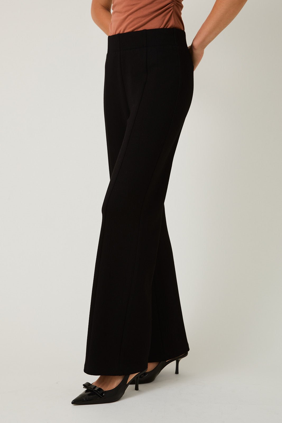 Scuba Wide Leg Dress Pant - 2 Colors! - The Nines