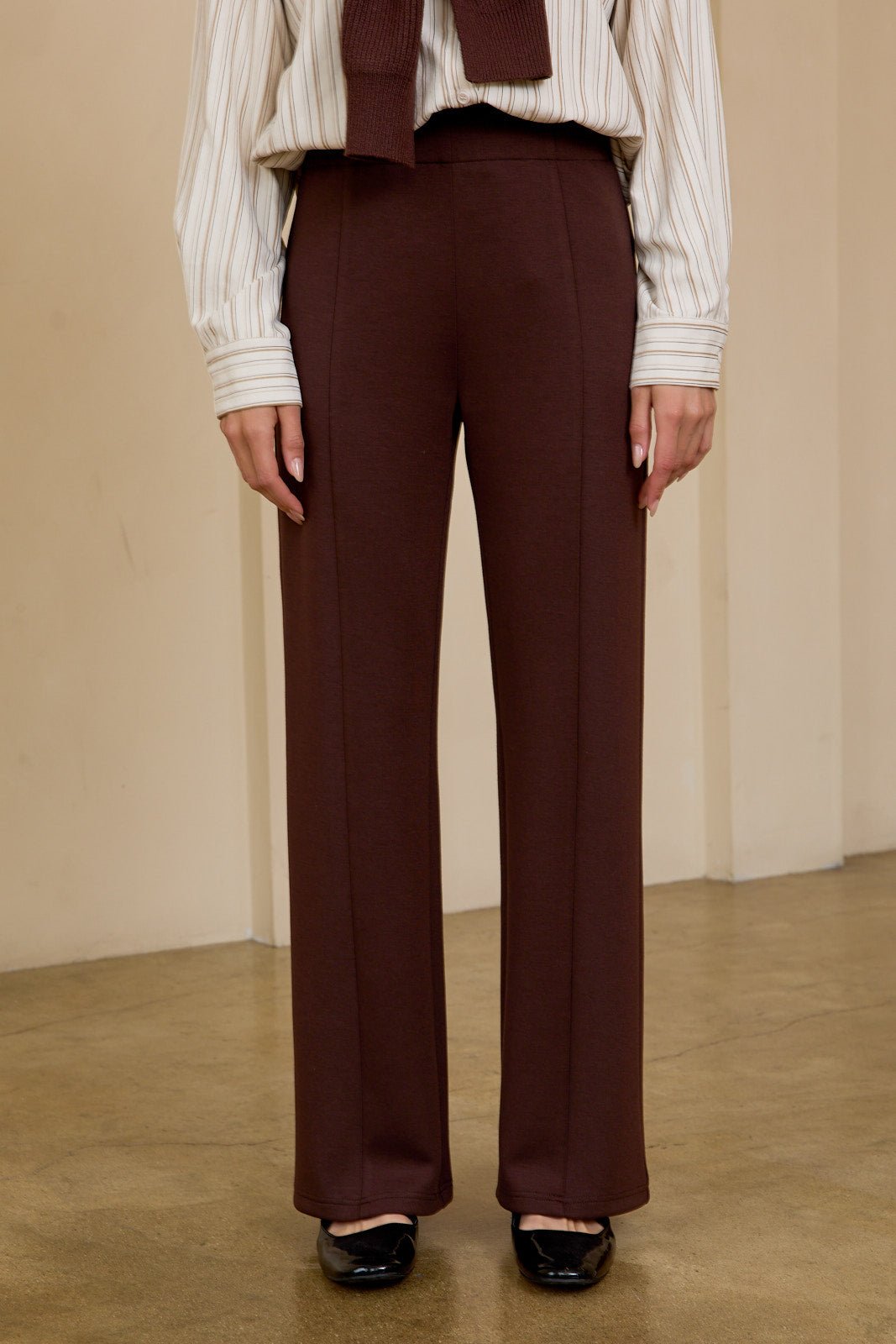 Scuba Wide Leg Dress Pant - 2 Colors! - The Nines