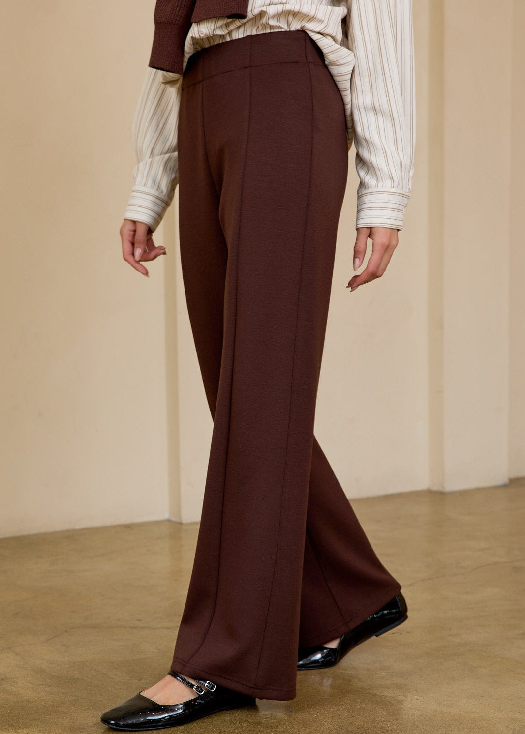 Scuba Wide Leg Dress Pant - 2 Colors! - The Nines
