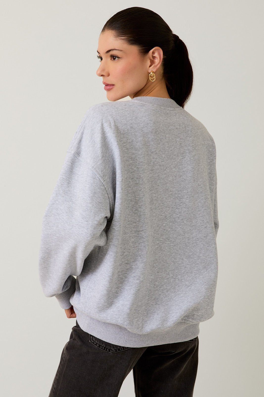 Dog Mom Embroidered Sweatshirt - The Nines