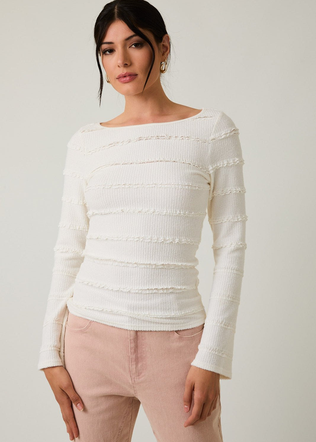 Brushed Lace Tops - 2 Colors! - The Nines