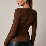 Brushed Lace Tops - 2 Colors! - The Nines