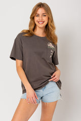 Bloom With Grace Embroidered Pocket Tee