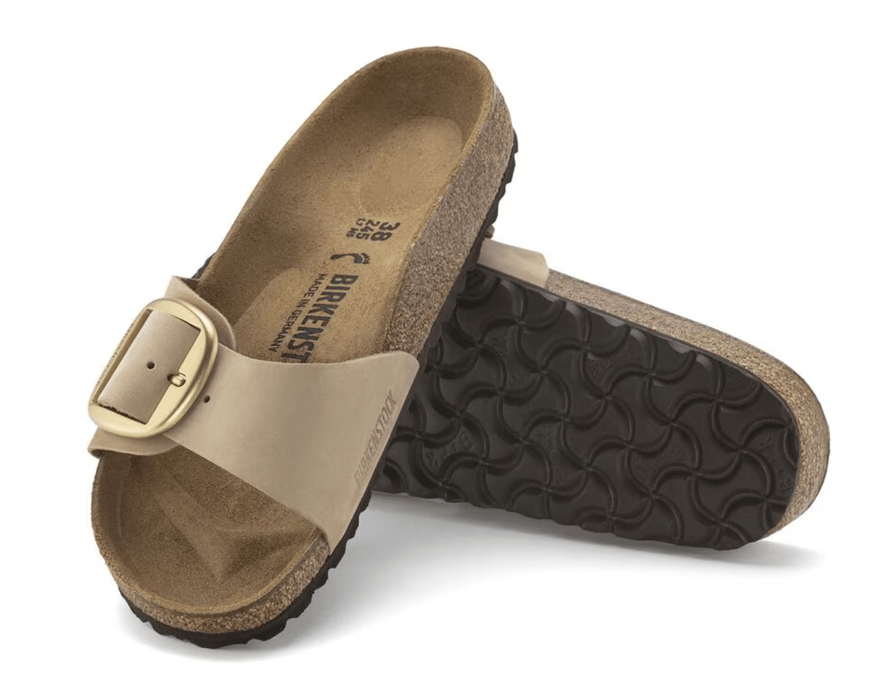 Birkenstock Madrid Sandcastle Nubuck Sandal - FINAL SALE! - The Nines