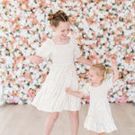 Marvelous Marigolds Smocked Ruffle Dress - The Nines