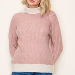 Mauve Turtleneck Sweater - The Nines