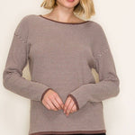 Pinstripe Waffle Tops - 2 colors! - The Nines