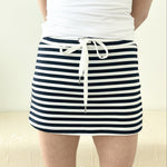 Navy Striped Skort - The Nines
