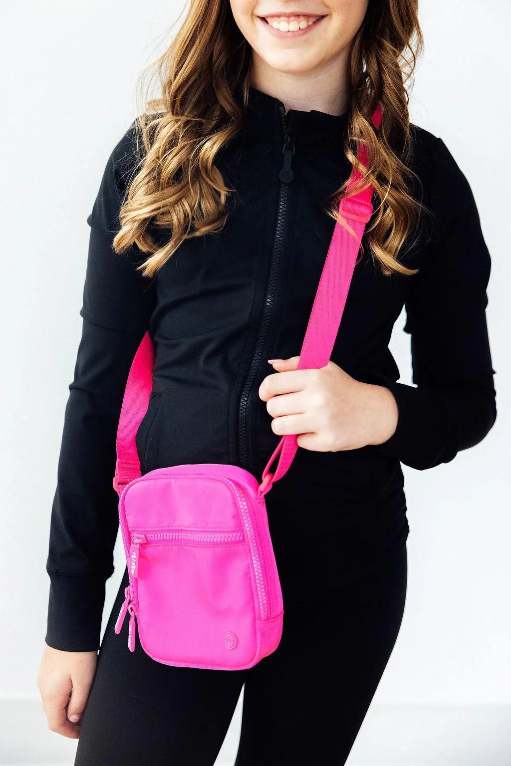Neon Pink Crossbody Bag - The Nines