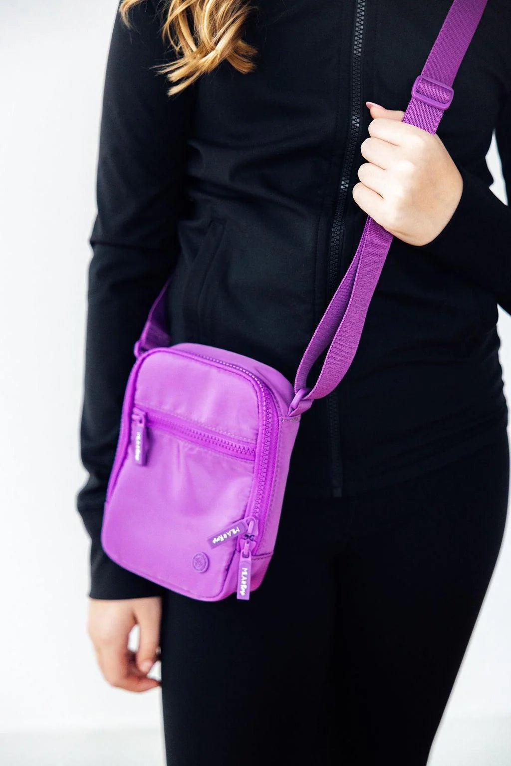 Neon Purple Crossbody Bag - The Nines