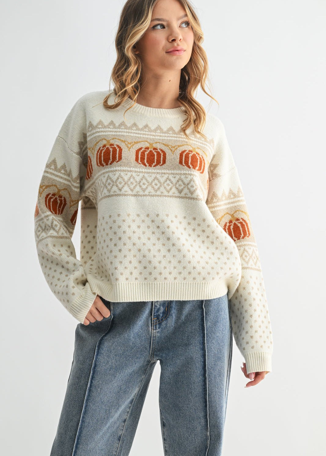Pumpkin Sweater - 2 colors! - The Nines